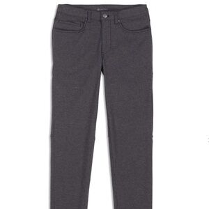 Lululemon ABC Pant Slim / Straight Tech Canvas 30x30 Heathered Black
